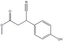 Methyl 3-Cyano-3-(4-hydroxyphenyl)propanoate|3-氰基-3-(4-羟基苯基)丙酸甲酯