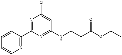 ethyl 3-((6-chloro-2-(pyridin-2-yl)pyriMidin-4-yl)aMino)propanoate
