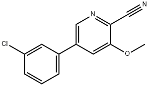 5-(3-Chlorophenyl)-3-Methoxypicolinonitrile