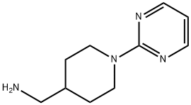 (1-PyriMidin-2-ylpiperid-4-yl)MethylaMine, 97%, 158958-53-3, 结构式