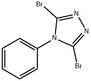 3,5-Dibromo-4-phenyl-4H-1,2,4-triazole Struktur