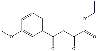 ethyl 4-(3-methoxyphenyl)-2,4-dioxobutanoate Struktur