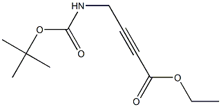 Ethyl 4-((tert-butoxycarbonyl)aMino)but-2-ynoate Structure