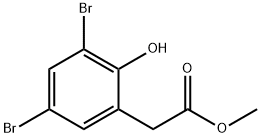 Methyl 2-(3,5-dibroMo-2-hydroxyphenyl)acetate Struktur