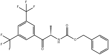 CarbaMic acid, N-[(1S)-2-[3,5-bis(trifluoroMethyl)phenyl]-1-Methyl-2-oxoethyl]-, phenylMethyl ester