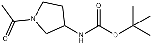 1-Acetyl-3-(BOC-AMino)pyrrolidine Struktur
