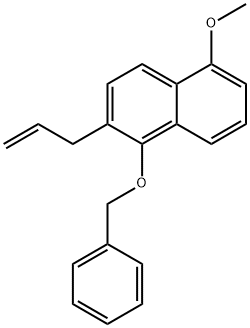 2-Allyl-1-(benzyloxy)-5-Methoxynaphthalene Structure