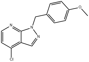 4-氯-1-(4-甲氧基苄基)-1H-吡唑并[3,4-B]吡啶
