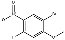 1-broMo-4-fluoro-2-Methoxy-5-nitrobenzene Struktur