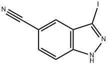 3-碘-5-氰基-吲唑, 944898-90-2, 结构式