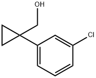 1-(3-Chlorophenyl)cyclopropaneMethanol Struktur