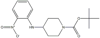 4-(2-Nitro-phenylaMino)-piperidine-1-carboxylic acid tert-butyl ester Structure