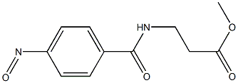 3-(4-NitrosobenzaMido)propanoic Acid Methyl Ester