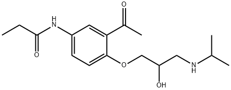 N-(3-acetyl-4-(2-hydroxy-3-(isopropylaMino)propoxy)phenyl)propionaMide|醋丁洛尔EP杂质J