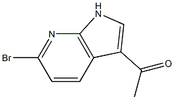 3-Acetyl-6-broMo-7-azaindole Struktur