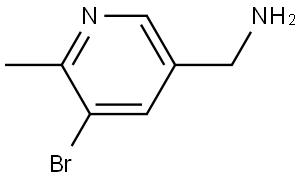 (5-BroMo-6-Methylpyridin-3-yl)MethanaMine Struktur