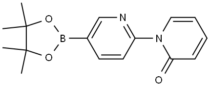 6-(1H-PYRIDIN-2-ONE)PYRIDINE-3-BORONIC ACID PINACOL ESTER Struktur