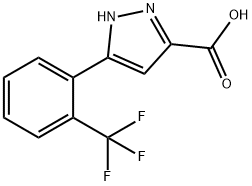 5-(2-(trifluoromethyl)phenyl)-1H-pyrazole-3-carboxylic acid|1038770-76-1