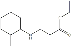 ethyl 3-[(2-methylcyclohexyl)amino]propanoate Struktur