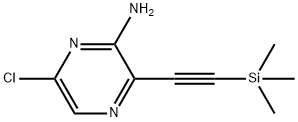 6-Chloro-3-((trimethylsilyl)ethynyl)pyrazin-2-amine