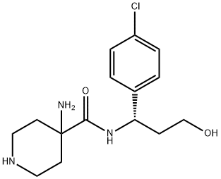 (S)-4-amino-N-(1-(4-chlorophenyl)-3-hydroxypropyl)piperidine-4-carboxamide