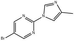5-bromo-2-(4-methylimidazol-1-yl)pyrimidine|5-Bromo-2-(4-methyl-1H-imidazol-1-yl)pyrimidine