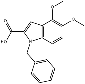 1-benzyl-4,5-dimethoxy-1H-indole-2-carboxylic acid|1-benzyl-4,5-dimethoxy-1H-indole-2-carboxylic acid