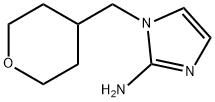 1-[(Tetrahydro-2H-pyran-4-yl)methyl]-1H-imidazol-2-amine Struktur