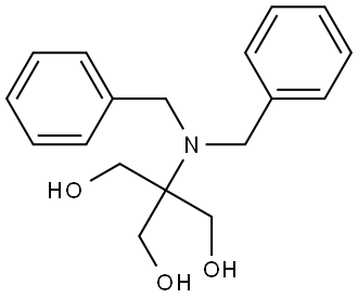 N,N-dibenzyl tris(hydroxymethyl)aminomethane Structure
