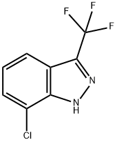 7-Chloro-3-(trifluoromethyl)-1H-indazole Structure