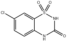 7-chloro-2H-benzo[e][1,2,4]thiadiazin-3(4H)-one 1,1-dioxide