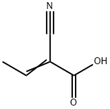 2-Cyano-but-2-enoic acid Structure
