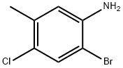 2-Bromo-4-chloro-5-methyl-phenylamine Structure
