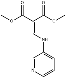 1,3-dimethyl 2-{[(pyridin-3-yl)amino]methylidene}propanedioate Struktur