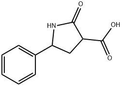 2-Oxo-5-phenyl-pyrrolidine-3-carboxylic acid Structure