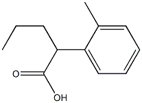2-Methyl-a-propyl-benzeneacetic acid Struktur