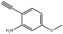 2-ETHYNYL-5-METHOXYANILINE Struktur