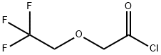 2-(2,2,2-trifluoroethoxy)acetyl chloride Struktur