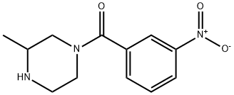 3-methyl-1-(3-nitrobenzoyl)piperazine Structure