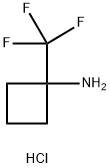 1-(trifluoromethyl)cyclobutanaminehydrochloride Struktur