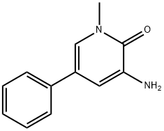 2(1H)-Pyridinone, 3-amino-1-methyl-5-phenyl- Structure