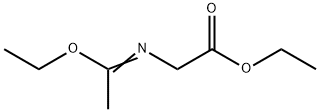 ethyl 2-(1-ethoxyethylideneamino)acetate Struktur