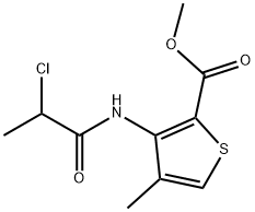 3-(2-Chloropropionyl)amino-4-methyl-2-methoxycarbonylthiophene|3-(2-Chloropropionyl)amino-4-methyl-2-methoxycarbonylthiophene