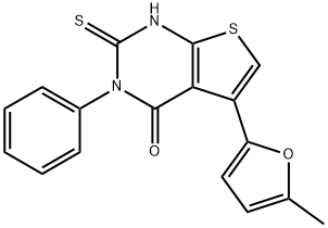 5-(5-methylfuran-2-yl)-3-phenyl-2-thioxo-2,3-dihydrothieno[2,3-d]pyrimidin-4(1H)-one|