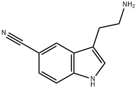 1H-Indole-5-carbonitrile, 3-(2-aminoethyl)-