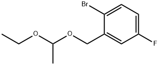 Benzene, 1-bromo-2-[(1-ethoxyethoxy)methyl]-4-fluoro-