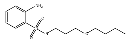Benzenesulfonamide, 2-amino-N-(3-butoxypropyl)-