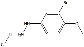 (3-bromo-4-methoxyphenyl)hydrazine:hydrochloride Structure