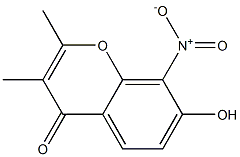 4H-1-Benzopyran-4-one, 7-hydroxy-2,3-dimethyl-8-nitro-