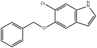 5-Benzyloxy-6-chloro-1H-indole Structure